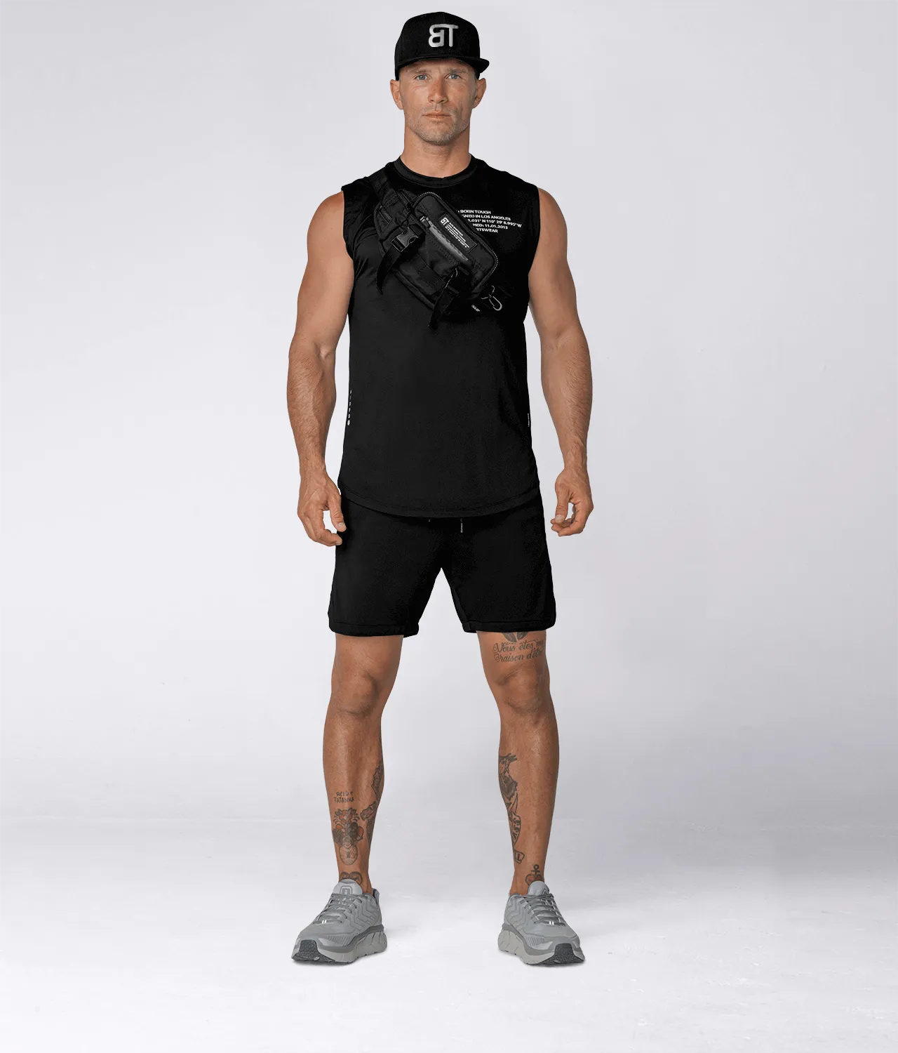 8100 . AirPro Regular-Fit Shorts - Black