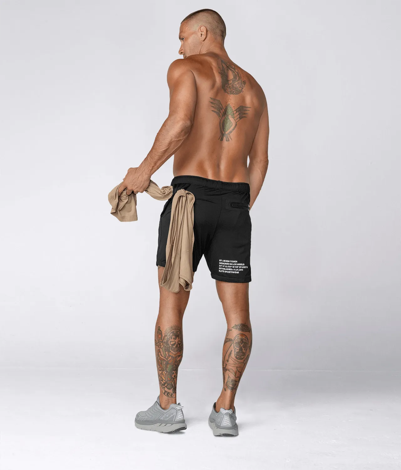 8100 . AirPro Regular-Fit Shorts - Black