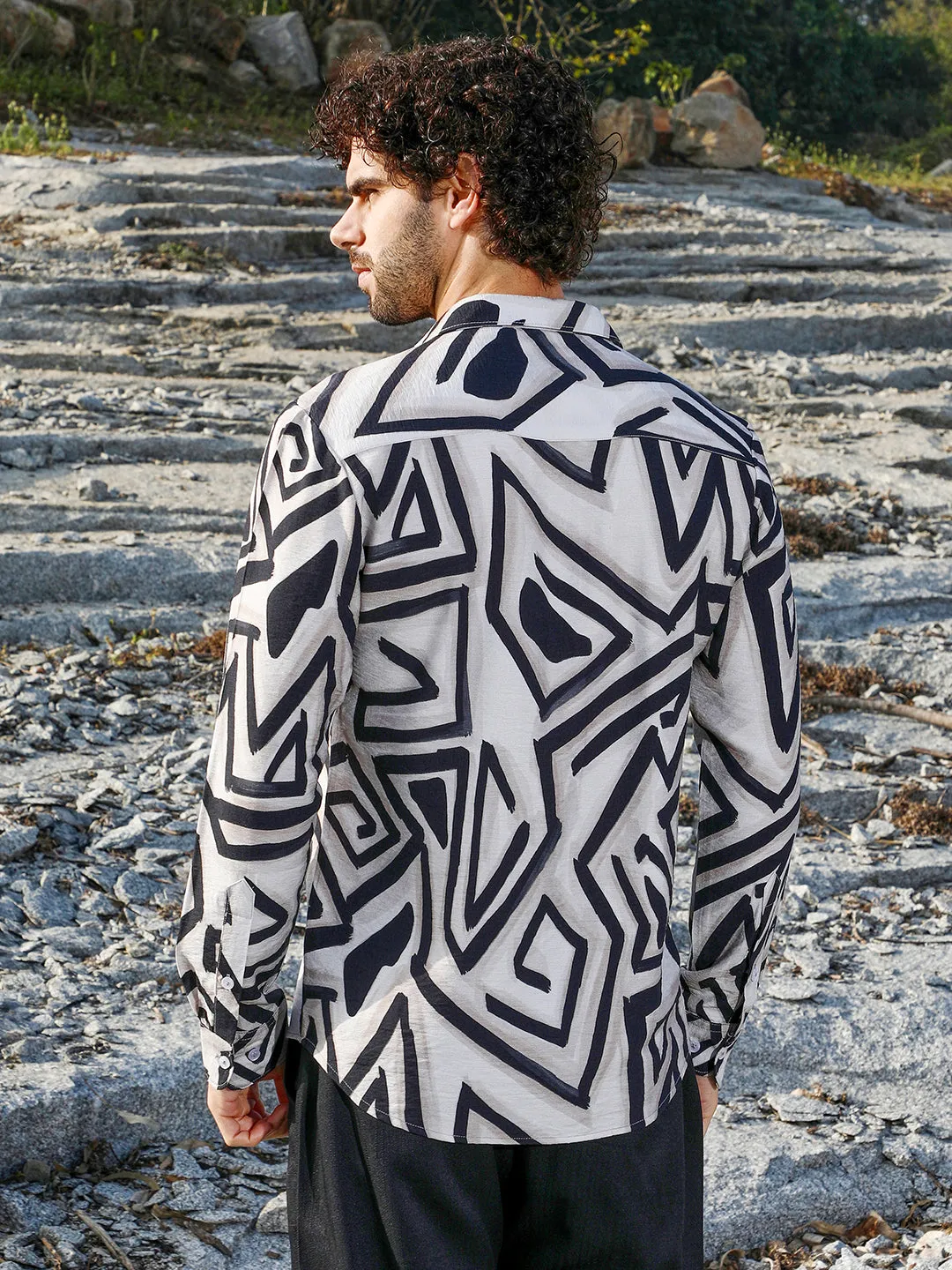 Abstract Breezy Shirt