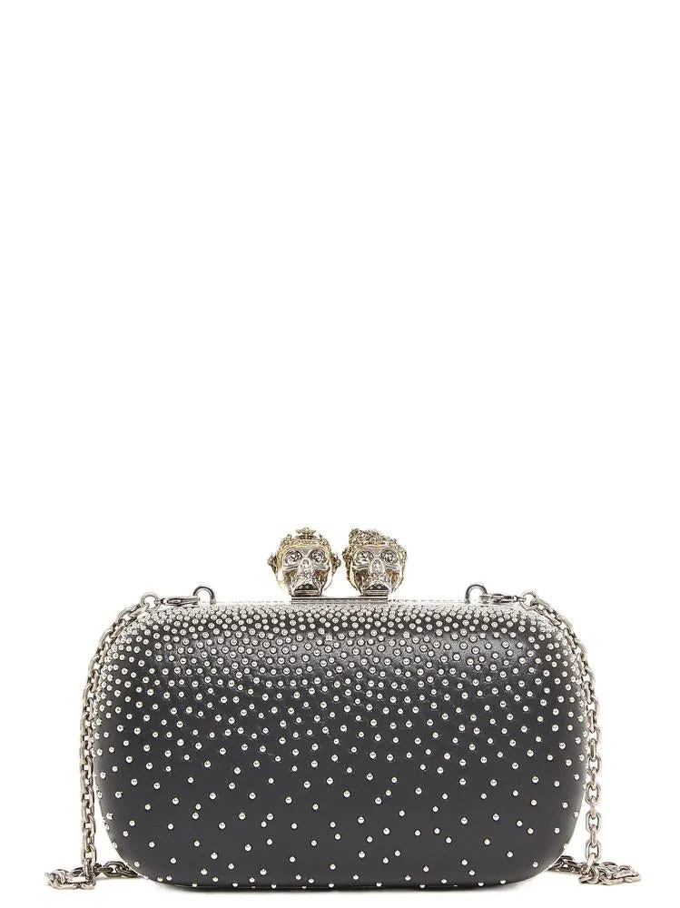 Alexander McQueen King And Queen Embellished Clutch Bag