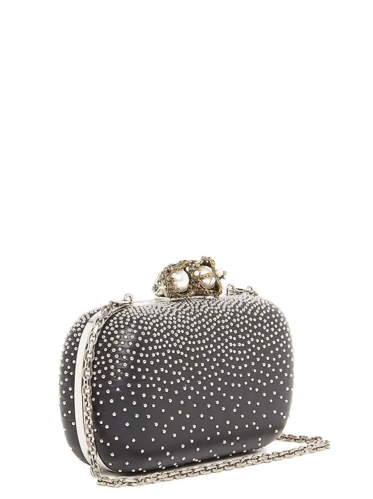 Alexander McQueen King And Queen Embellished Clutch Bag