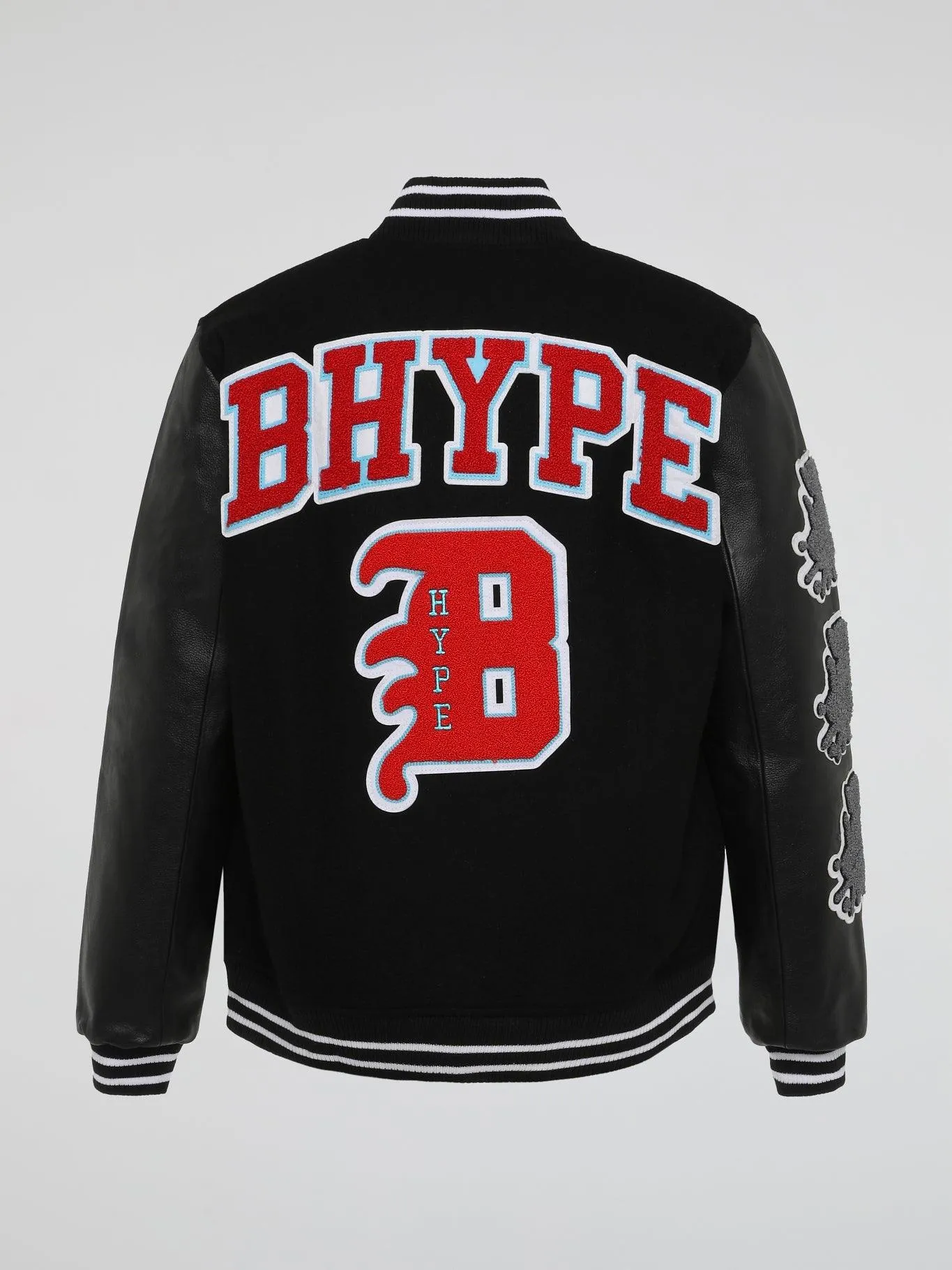 Bhype Society - Bhype Varsity Collection Jacket Black