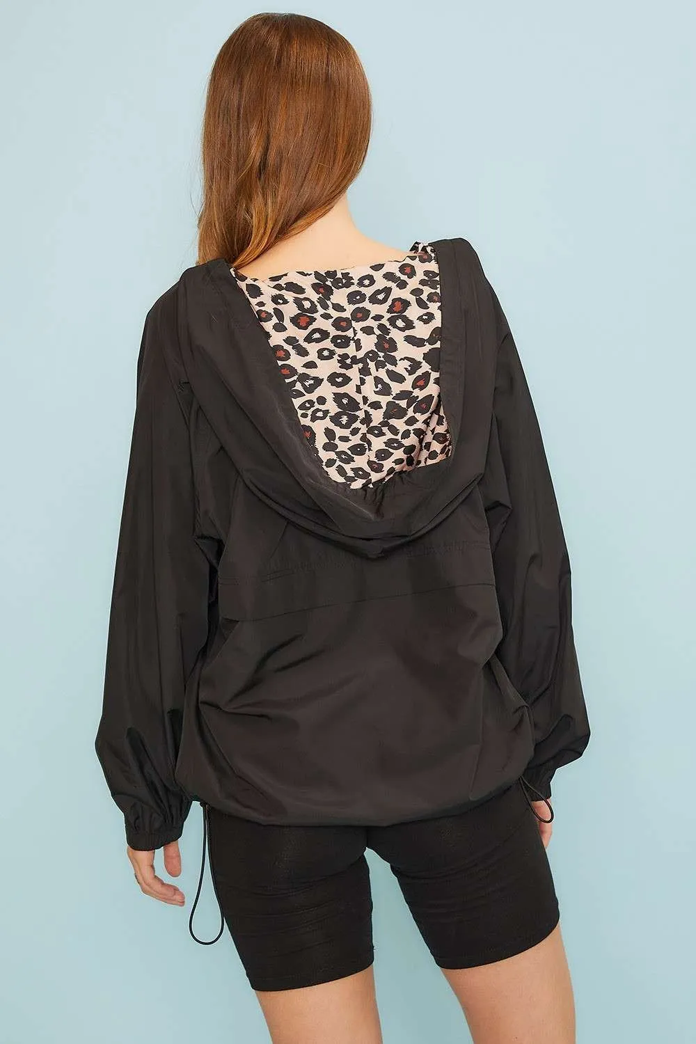 Black and Leopard Pullover