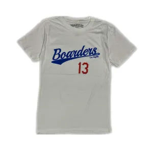 Boarders Script 13 S/S Tee - White