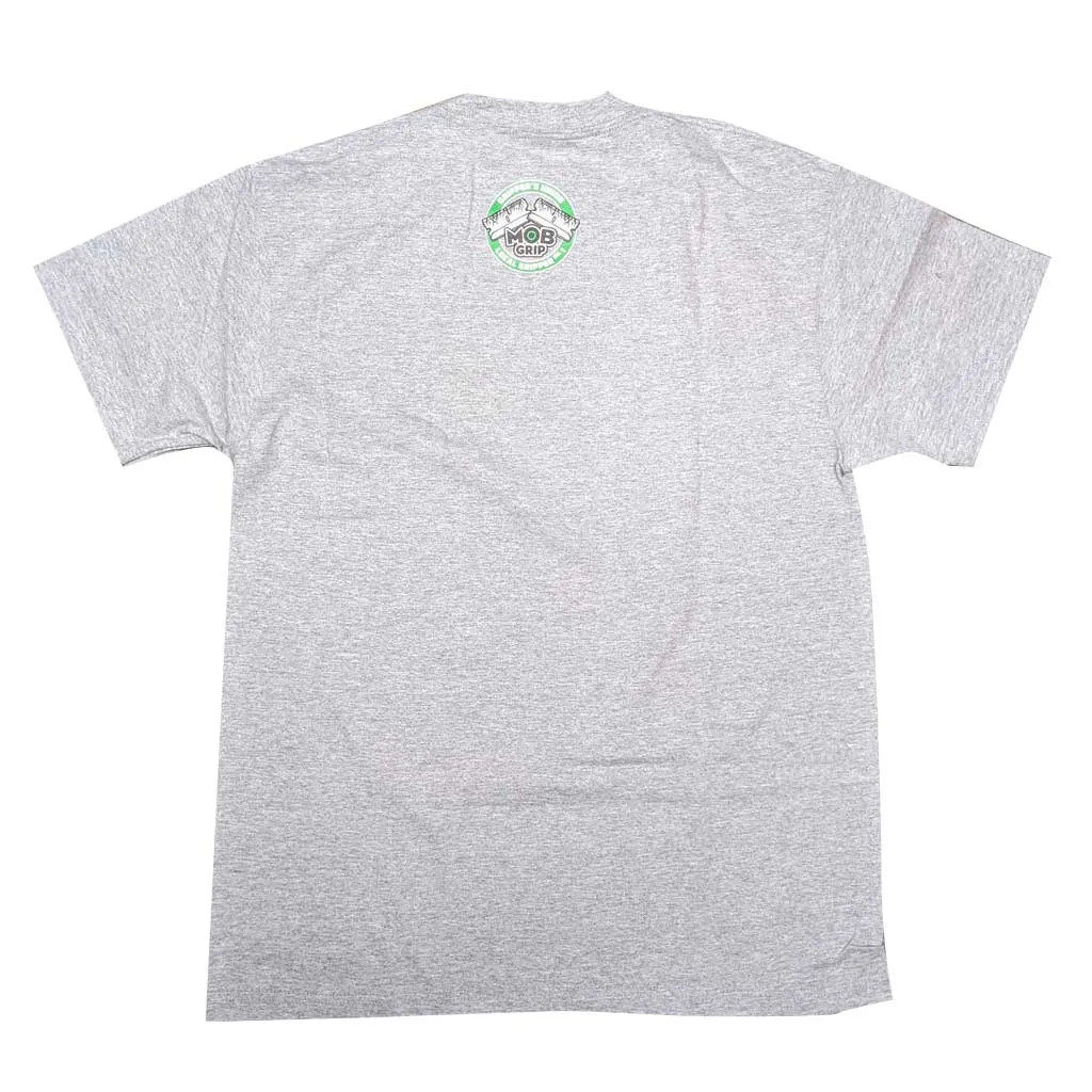 Boarders x Mob Grip S/S Tee - Heather Grey