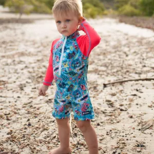 Boys All-In-One Swim Snap Sunsuit | Bush Wonderland