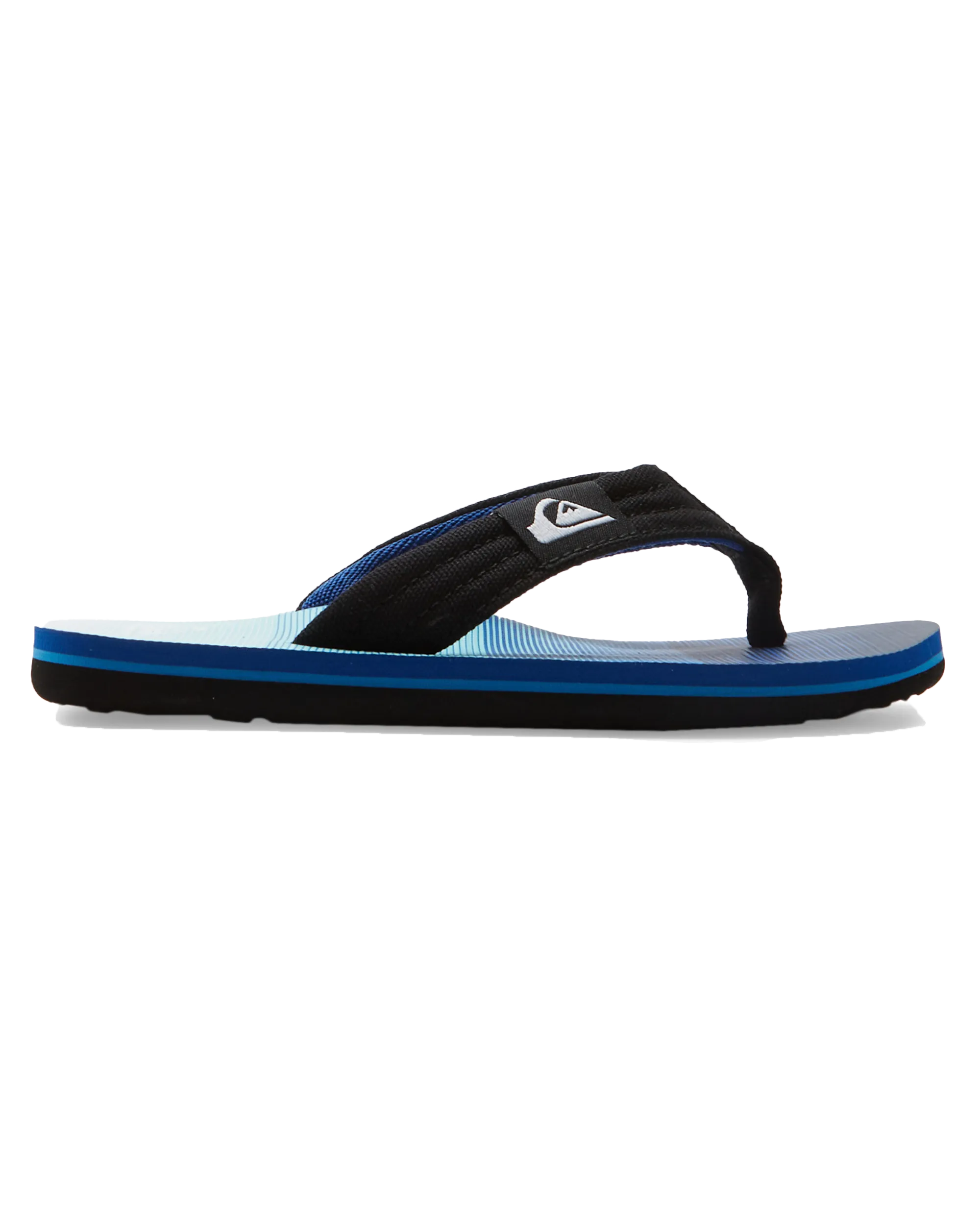 Boys Molokai Layback II Flip Flops in Blue, Blue & Blue