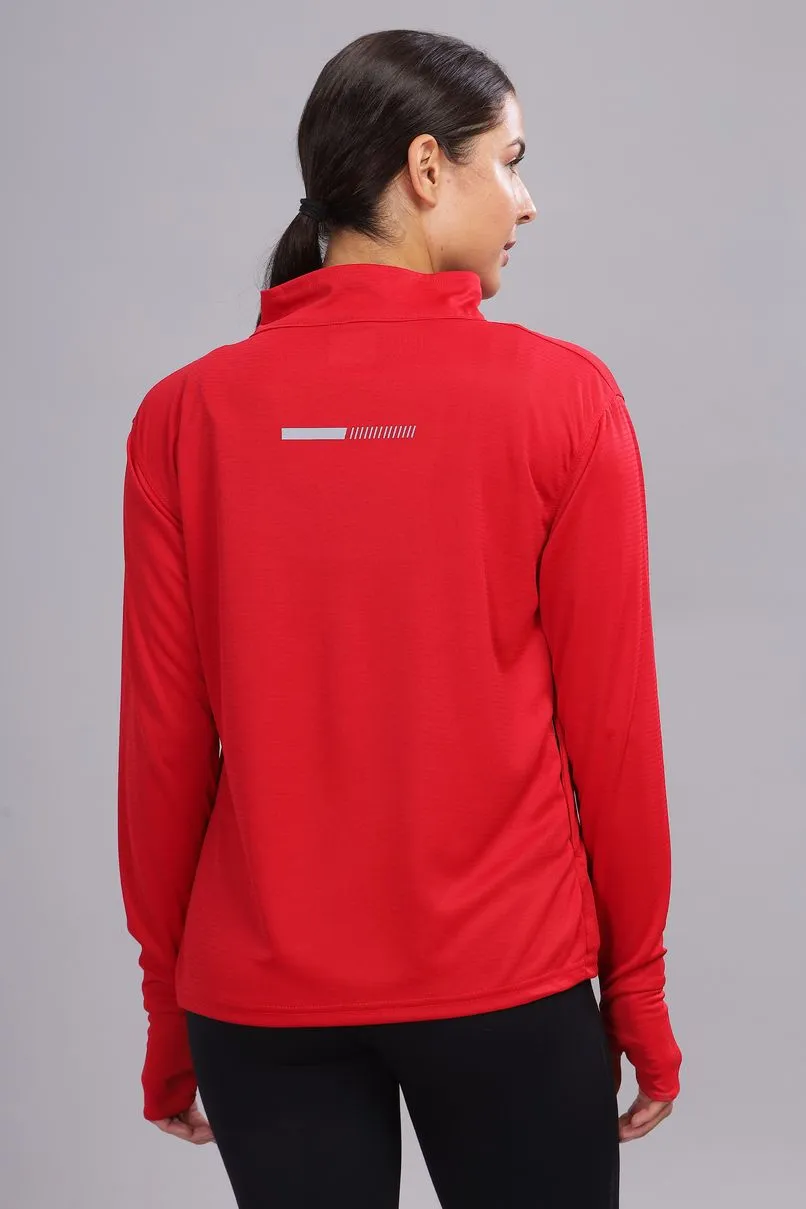 Bright Red - Women's Sunblock Jacket