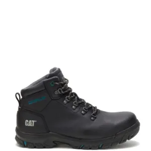 CAT Women's Mae Waterproof Steel Toe Work Boot_Black