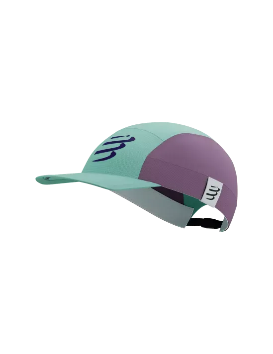 Compressport Unisex's 5 Panel Light Cap - Shell Blue/Grape