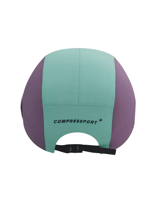 Compressport Unisex's 5 Panel Light Cap - Shell Blue/Grape