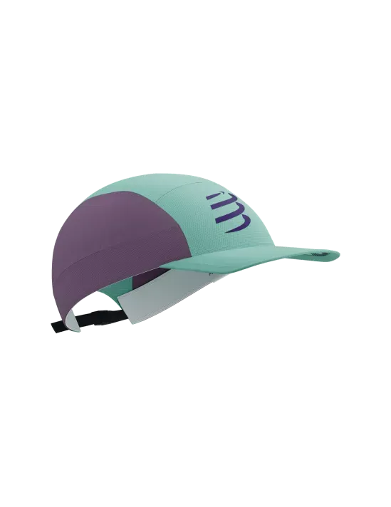 Compressport Unisex's 5 Panel Light Cap - Shell Blue/Grape