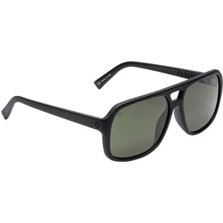 Dude Electric Polarized Sunglasses, Matte Black/Polarized Gray