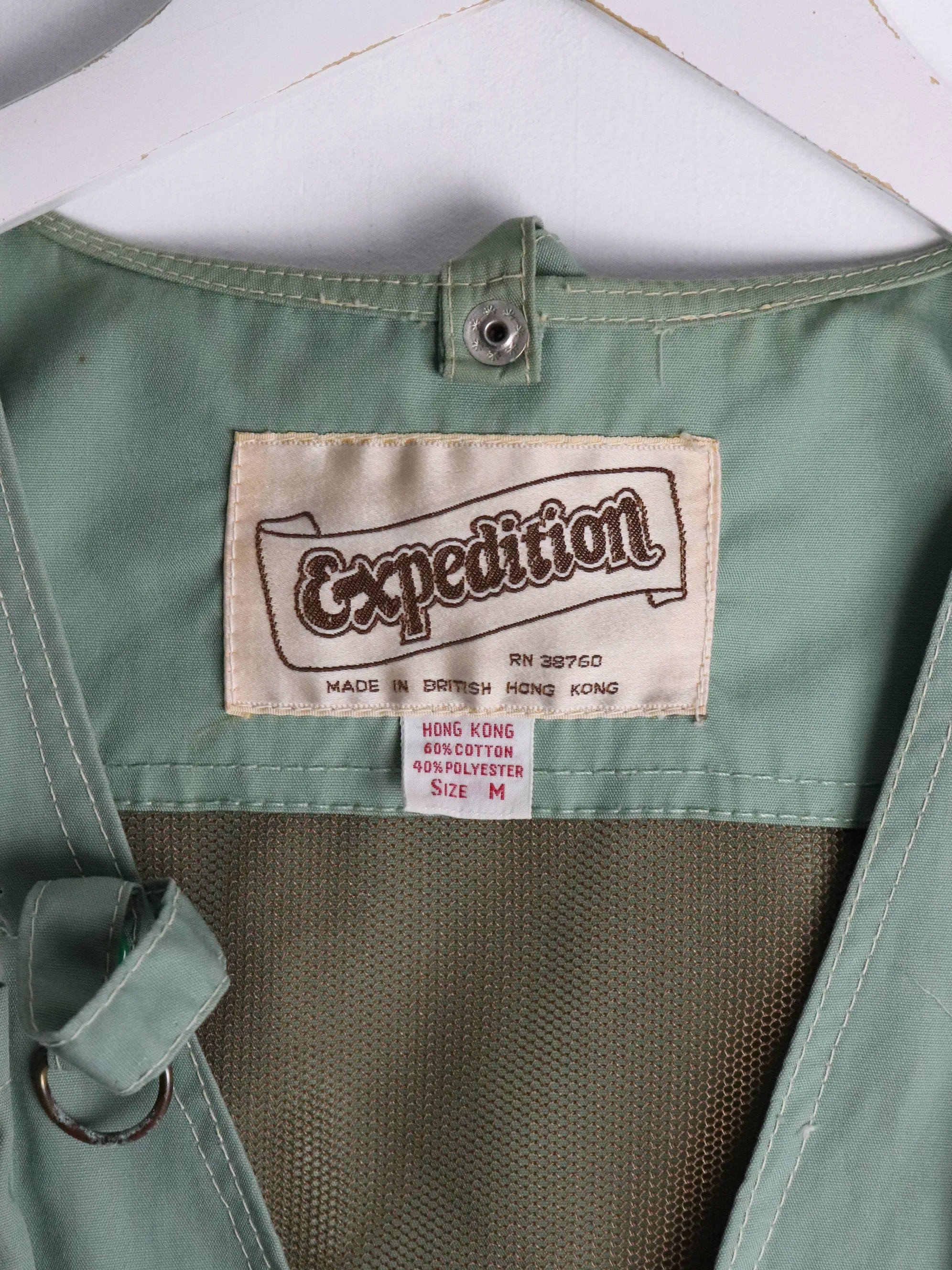 Expedition Vest Mens Medium Green Fishing Outdoors