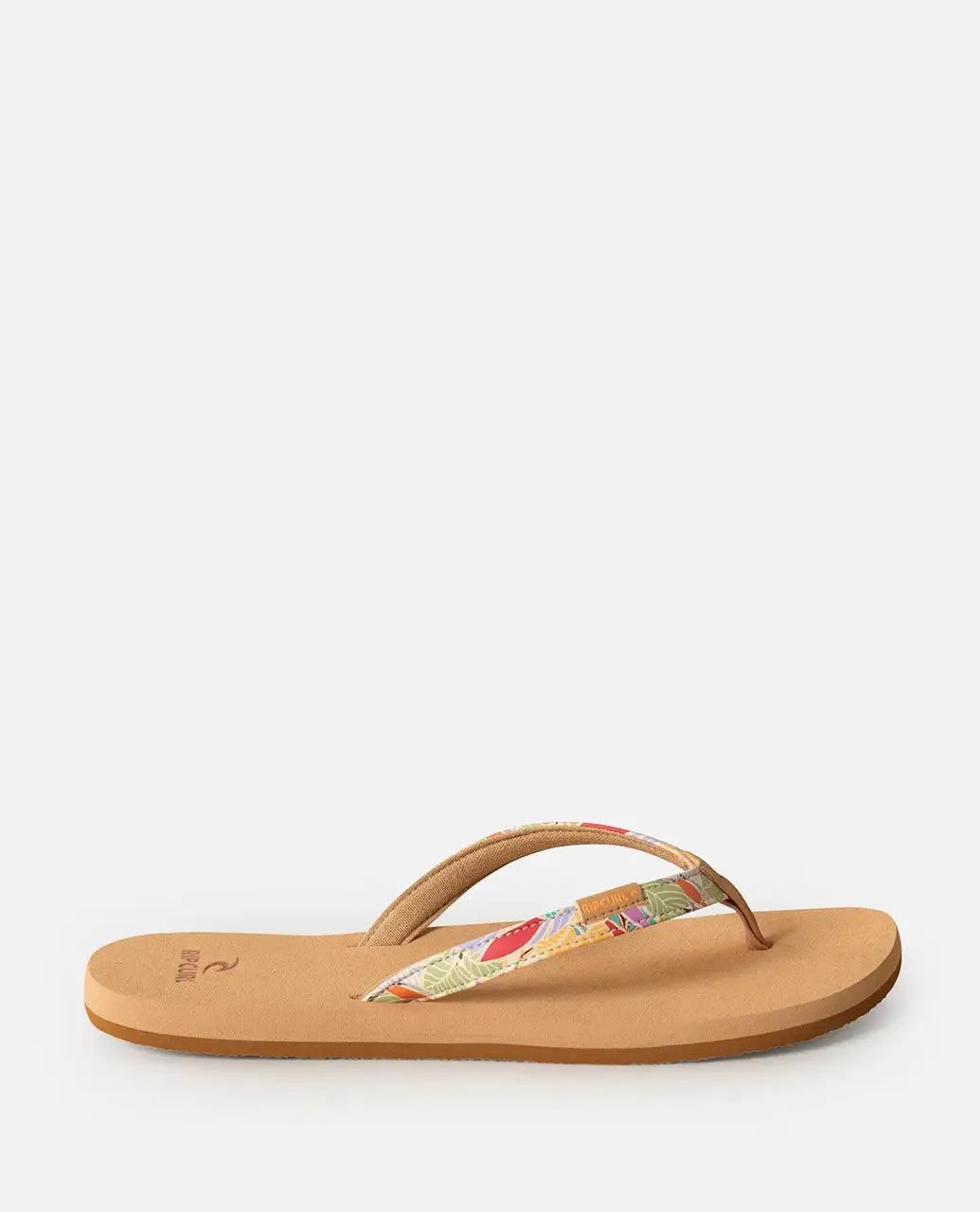 Freedom Bloom Open Toe Flip Flops in Mango