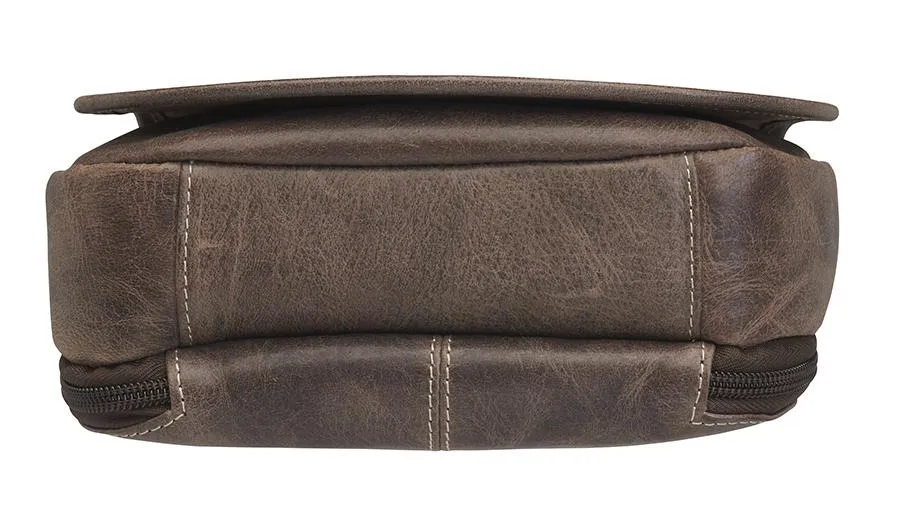 GTM Leather Concealed Carry Simple Distressed Buffalo Pouch