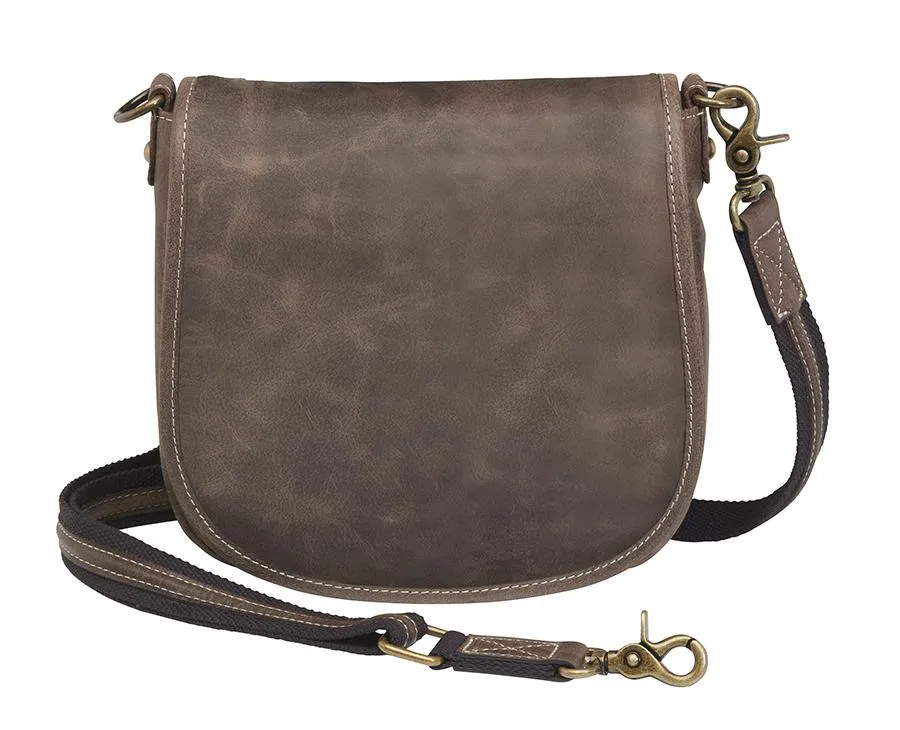 GTM Leather Concealed Carry Simple Distressed Buffalo Pouch