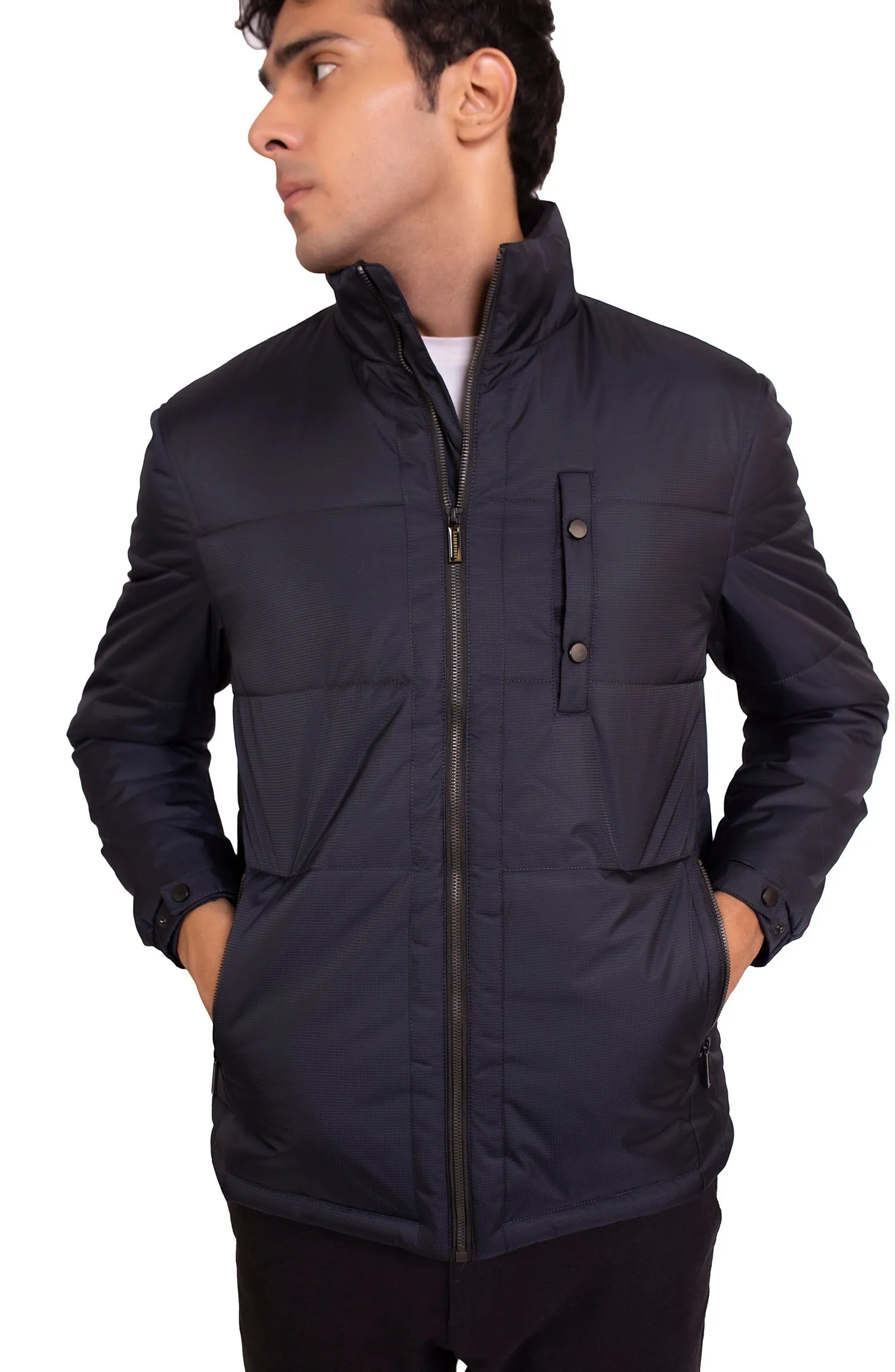 Hidden Hood Quilted Jacket