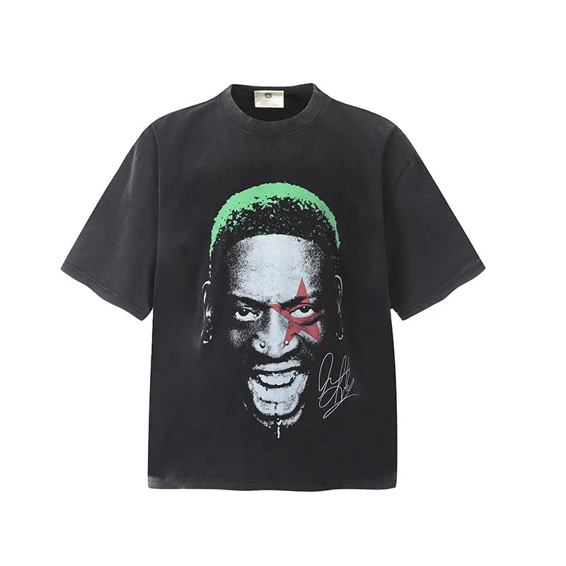 Men Vintage T-Shirts "Dennis Rodman" T-Shirts