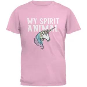 My Spirit Animal Unicorn Light Pink Youth T-Shirt