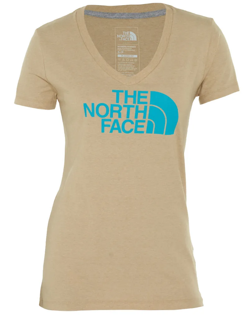 North Face Half Dome V-neck Tee Womens Style : Cg9k