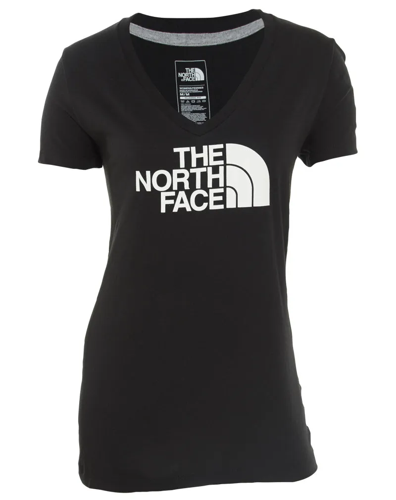 North Face Half Dome V-neck Tee Womens Style : Cg9k