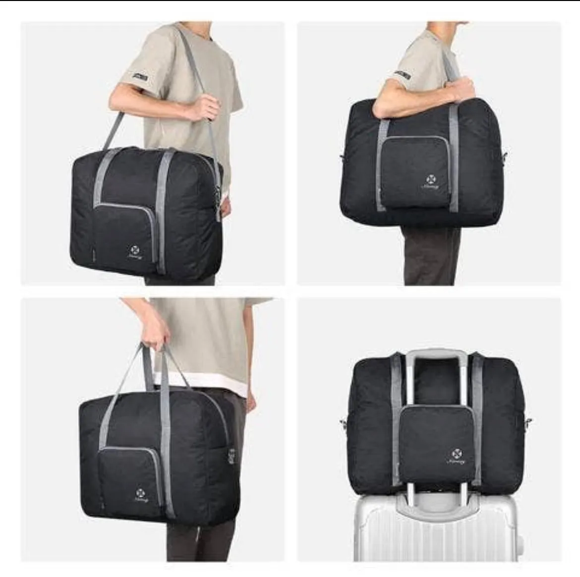 On Sale- Foldable/Packable Carry-On Duffle Bag- $12