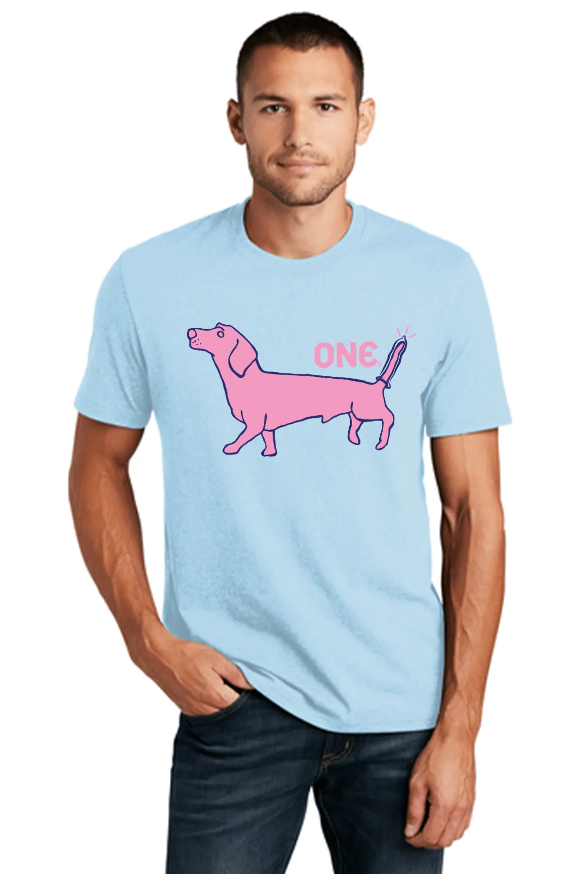 ONE® Doggy Style Light Blue Shirt