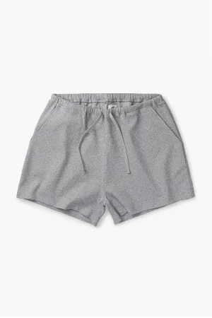 Organic Pajama Shorts_Heather Grey