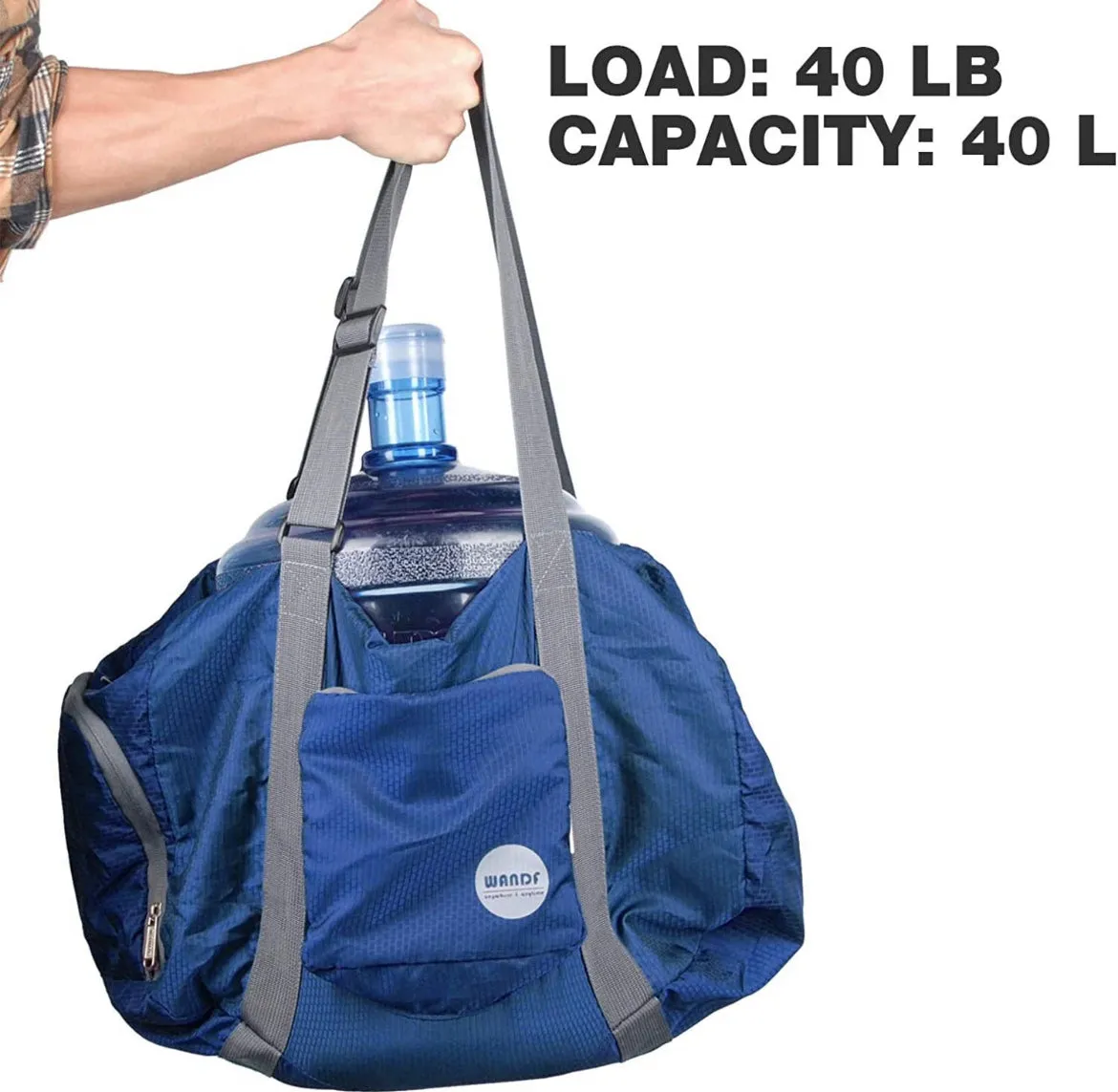 Packable/Foldable Carry-On Duffle Bag 20"- $14.00