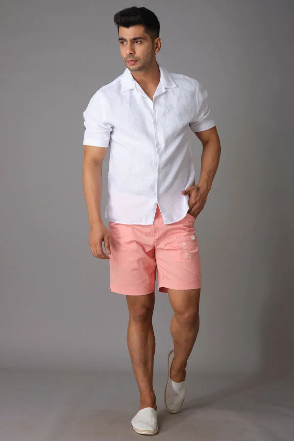 Peach Cotton Short