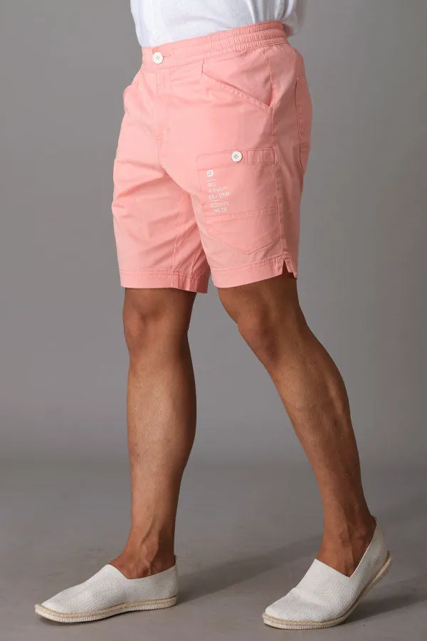 Peach Cotton Short