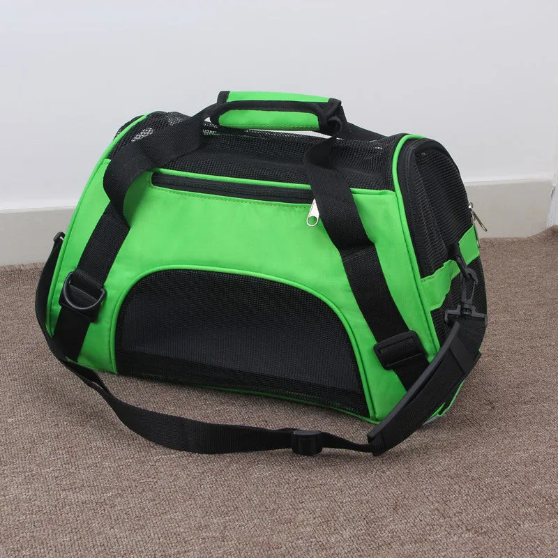 Portable Pet Mesh Carrier Bag Pet Travel Bags