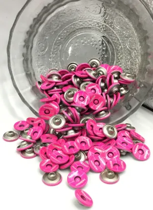 Rani Pink Nickel Buttons