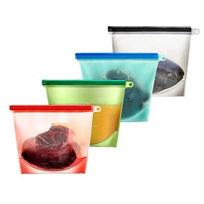 Reusable Silicone Freezer Bags 1000ml