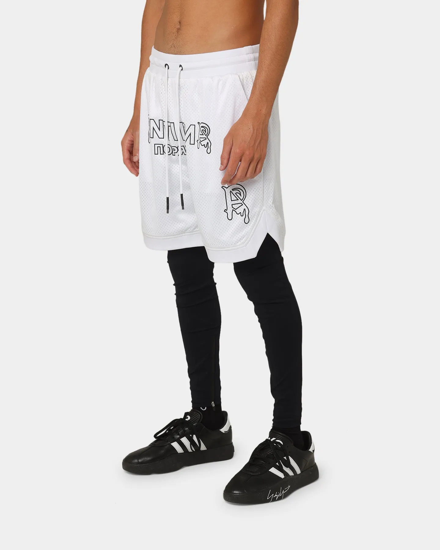 The Anti Order Military Basketball Shorts White/Black