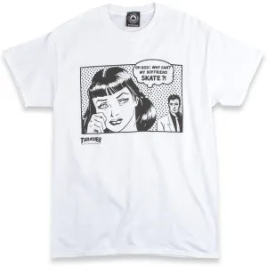 Thrasher Boyfriend Tee - White