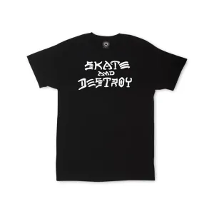 Thrasher Skate and Destroy Tee - Black