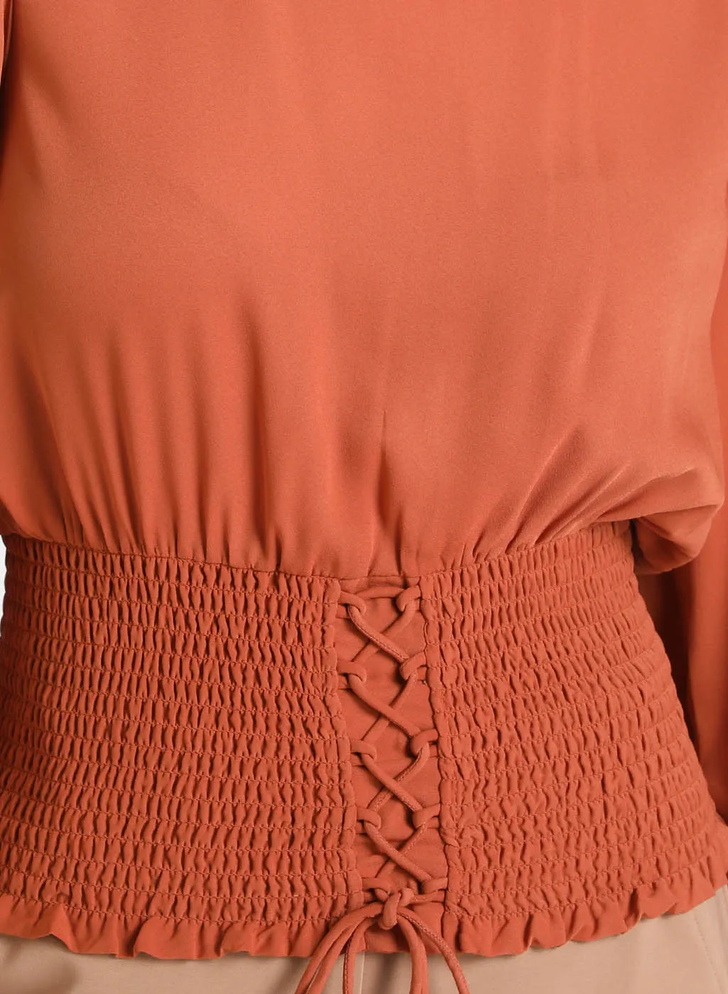 Top With Smocking Detailed