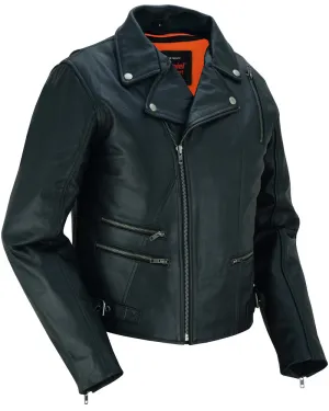 Women's Updated Stylish Motorcycle  Leather  Jacket –  Black